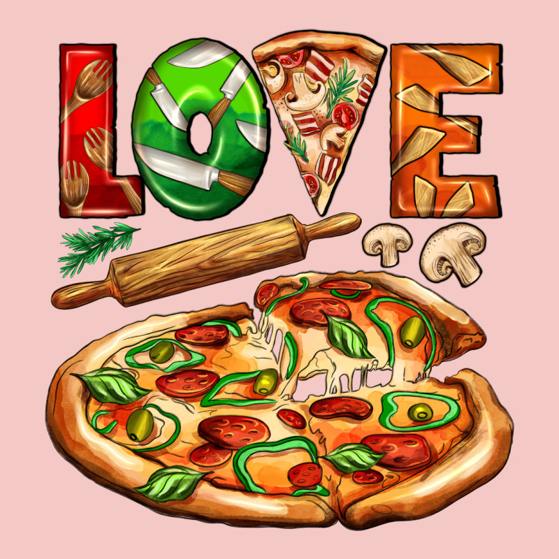 Love Pizza Urban Heavy Tee by AdoDesignShop | Teevron