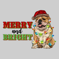 Merry And Bright English Bulldog Premium Tee | Teevron