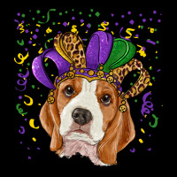 Mardi Gras Beagle Ladies Tee | Teevron