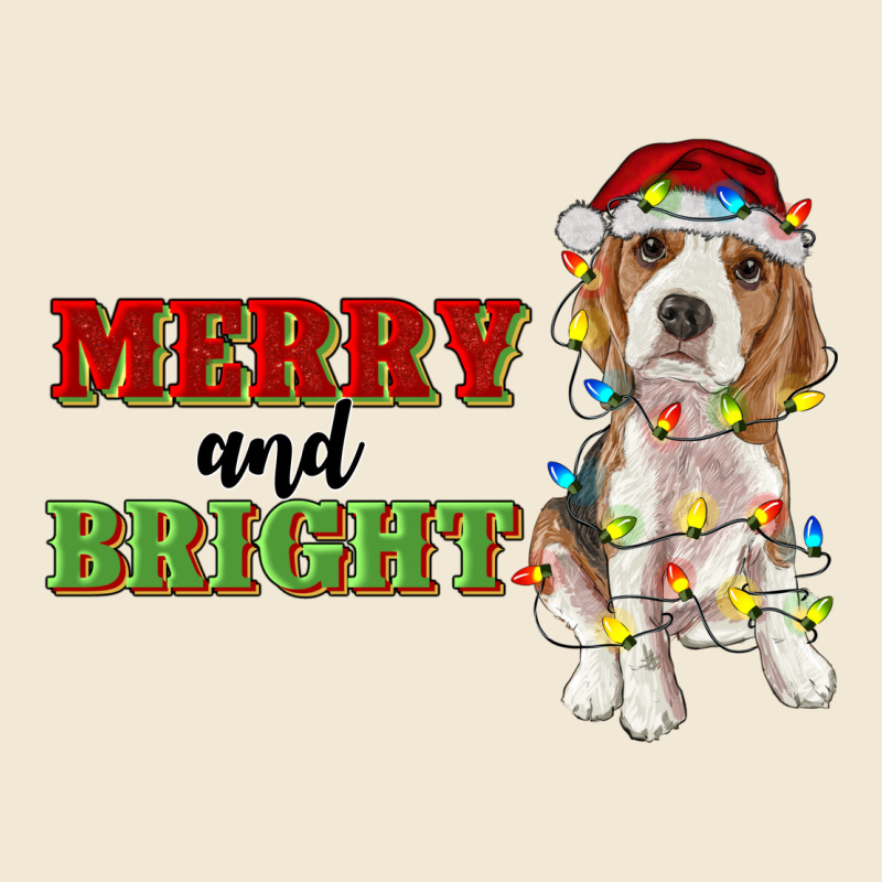 Merry And Bright Beagle Premium Tee by RanaPortraitStore | Teevron