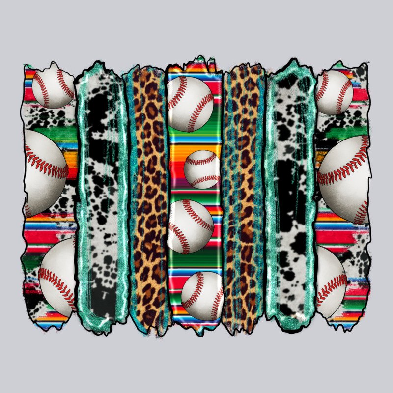Baseball Serape Cowhide Turquoise Leopard Glitter  Brushstrokes Heavyweight Sweatshirt by Artiststas | Teevron