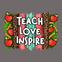 Teach Love Inspire Brushstroke With  And Pen Leopard Urban Heavy Tee | Teevron