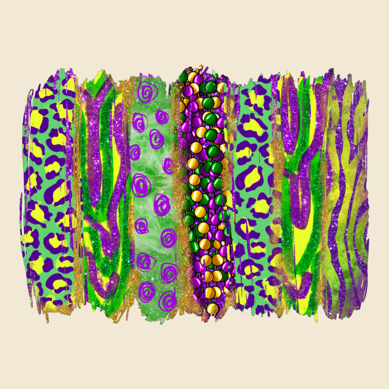 Mardi Gras Brush Stroke Ladies Tee by RanaPortraitStore | Teevron