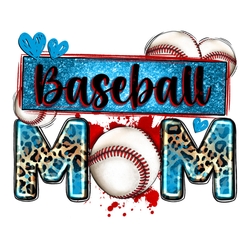 Baseball Mom With Leopard Premium Tee by Zillion Design Studio | Teevron