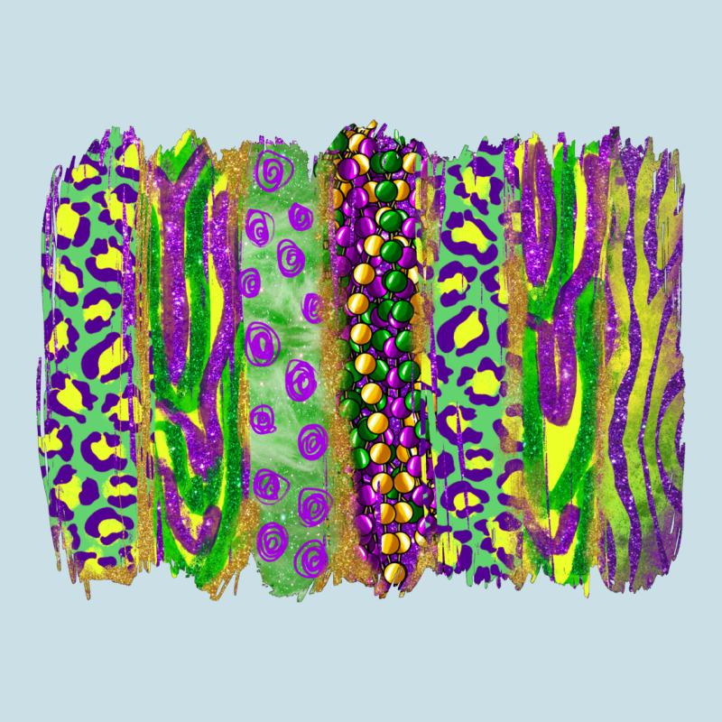 Mardi Gras Brush Stroke Ladies Tee by RanaPortraitStore | Teevron