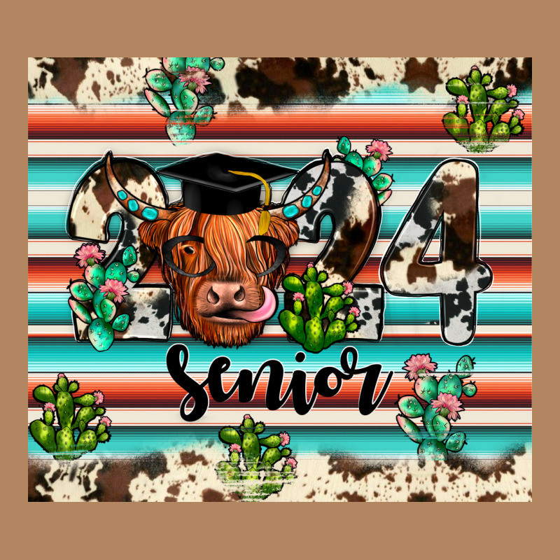2024 Senior Cow Long Sleeve Tee by JahusDesignShop | Teevron