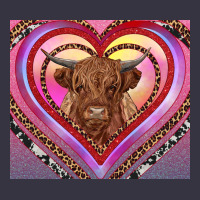 Highland Cow Valentine's Day Vintage Hoodie | Teevron