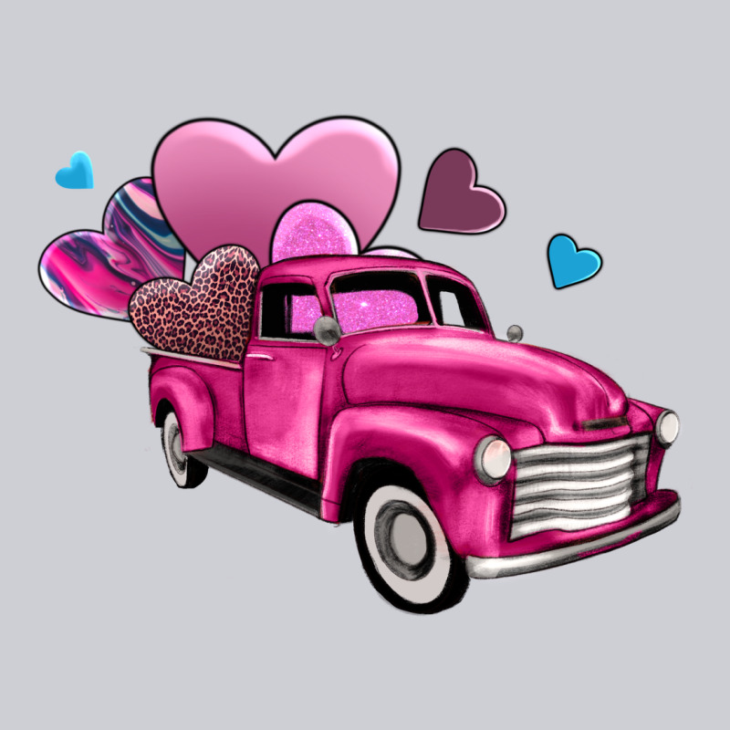 Truck With Hearts Heavyweight Sweatshirt by AdoDesignShop | Teevron