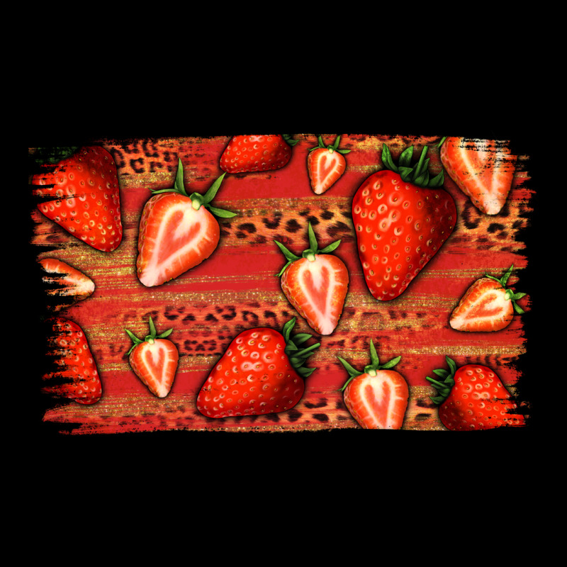 Strawberry Background Premium Sweatshirt by Bettercallsaul | Teevron
