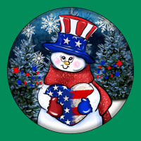 Patriotic Snowman Ornament 4th Of July Urban Hoodie | Teevron