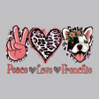 Peace Love French Bulldog Long Sleeve Tee | Teevron