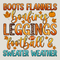 Boots Flannels Bonfires Leggins Football Heavy Core Tee | Teevron