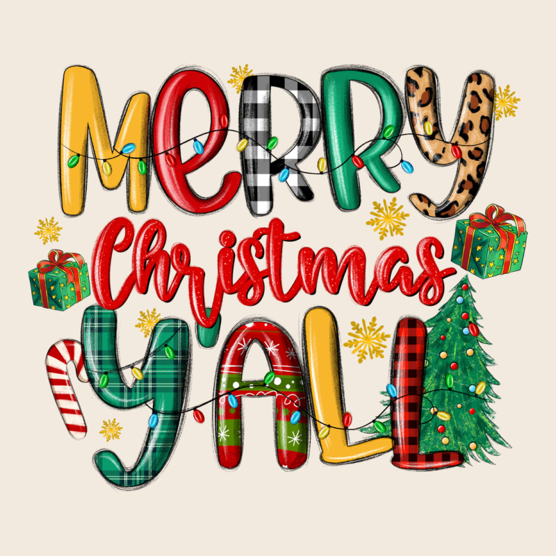 Merry Christmas Y'all Zipper Hoodie by MaliasSmallBusiness | Teevron