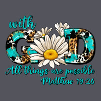 With God All Things Are Possible Daisy Vintage Hoodie | Teevron