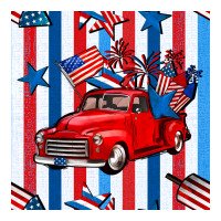 4th of july seamless pattern truck | Teevron