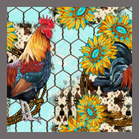 Western Rooster Seamless Pattern Urban Heavy Tee | Teevron