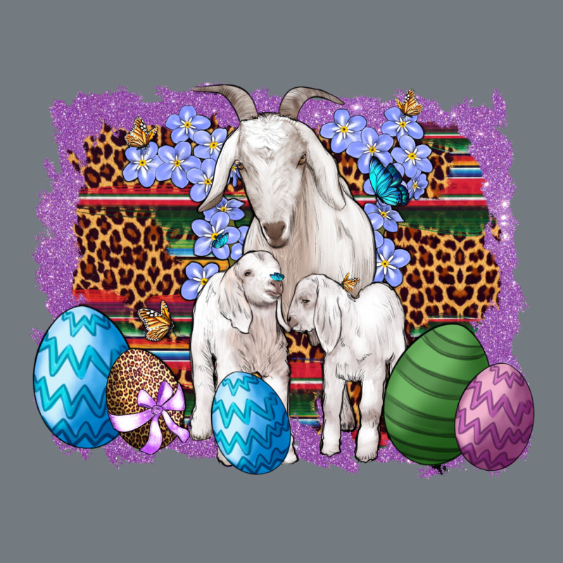 Goat Family Eggs Flowers Leopard Serape Glitter Heavyweight Sweatshirt by Artiststas | Teevron