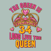 The Queen Is 34 Long Live The Queen Heavyweight Hoodie | Teevron