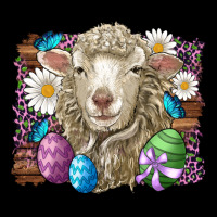 Easter Sheep Eggs Butterfly Daisys Leopard Glitter Wooden Heavyweight Sweatshirt | Teevron