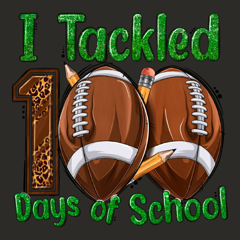 I Tackled 100 Days Of School Football Heavy Core Tee by texasbilliewilder | Teevron