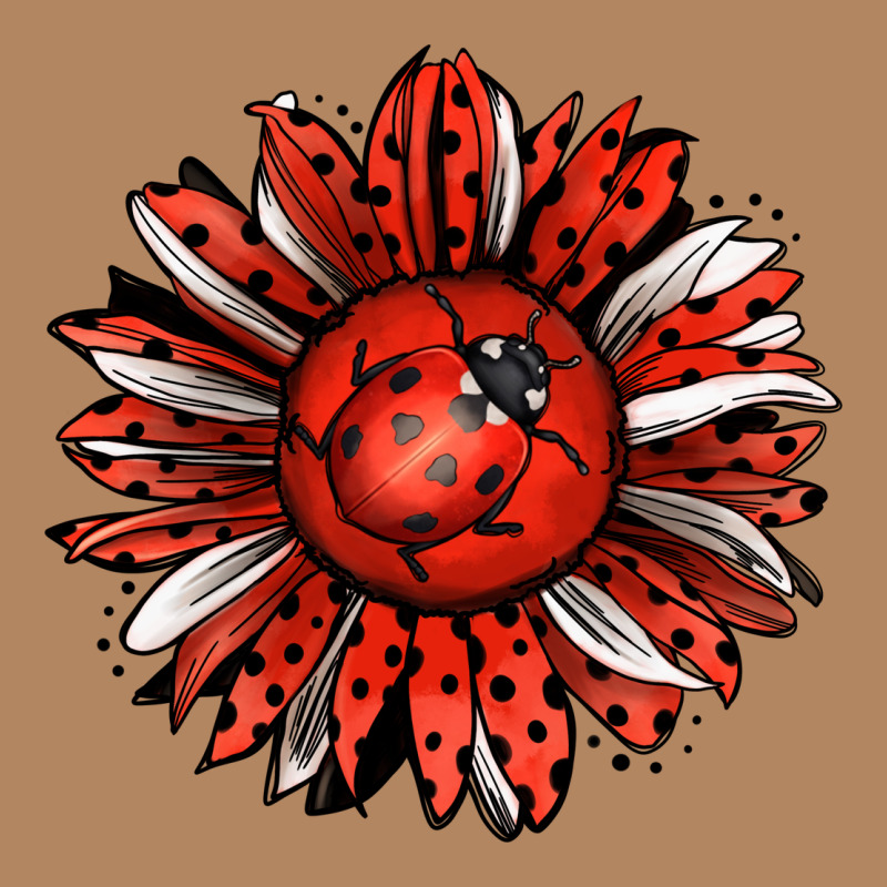 Ladybug Sunflower Long Sleeve Tee by Jasminsmagicworld | Teevron
