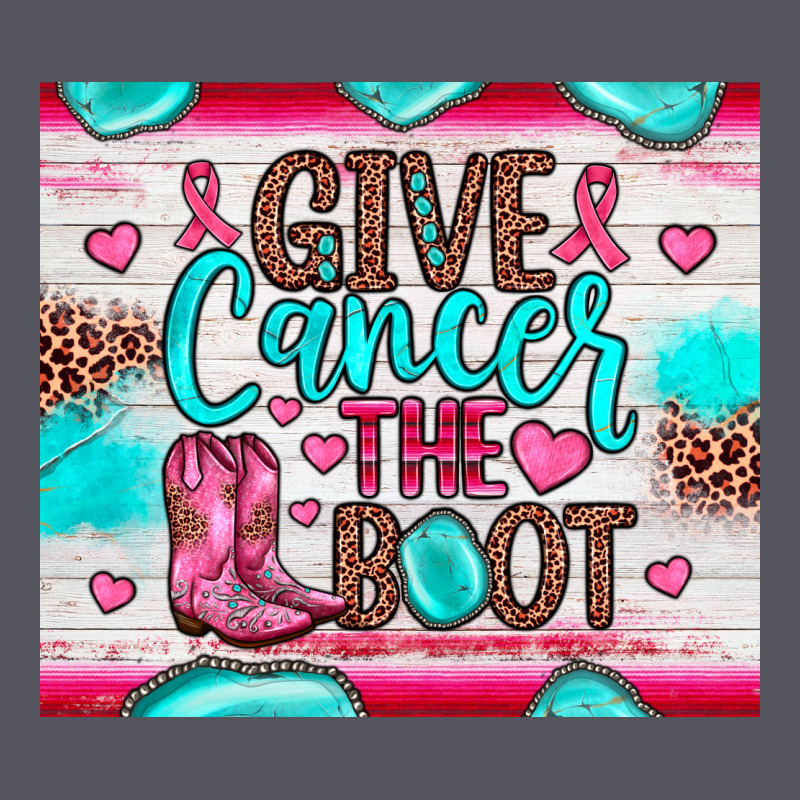 Give Cancer The Boot Vintage Hoodie by JahusDesignShop | Teevron