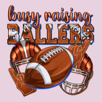 Busy Raising Ballers Football Ladies Tee | Teevron