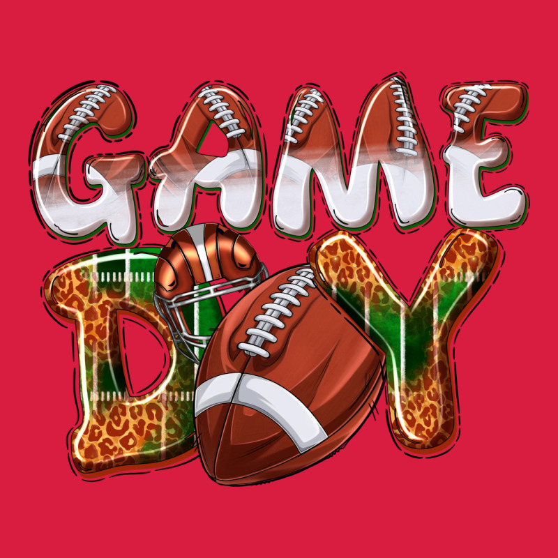 Game Day Leopard Football Premium Hoodie by NancyCooperArtShop | Teevron
