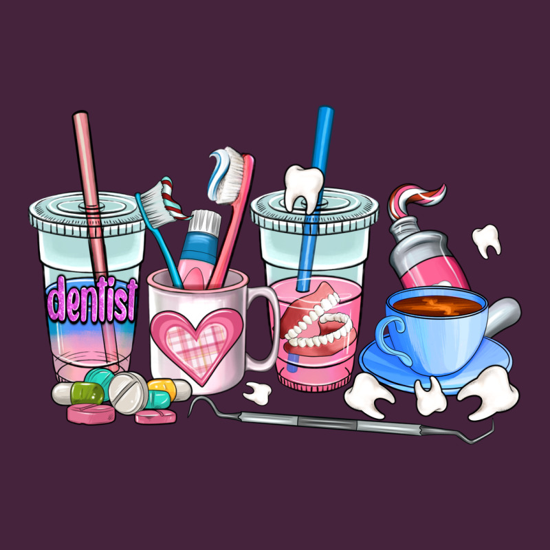 Dentist Coffee Cups Premium Tee by AdoDesignShop | Teevron