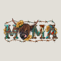 Western Mama With Highland Cow Heavy Core Tee | Teevron