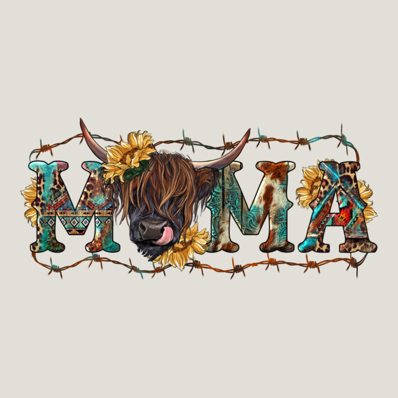Western Mama With Highland Cow Heavy Core Tee by RanaPortraitStore | Teevron