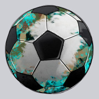 Western Sport Soccer Camouflage Turquoise Pattern Heavyweight Sweatshirt | Teevron