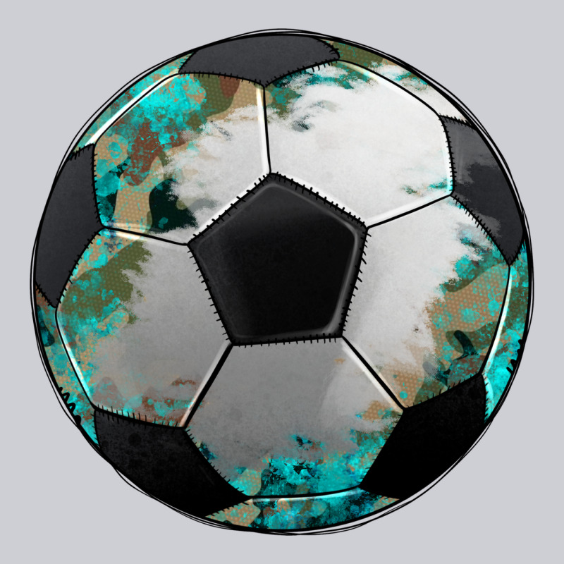 Western Sport Soccer Camouflage Turquoise Pattern Heavyweight Sweatshirt by Artiststas | Teevron