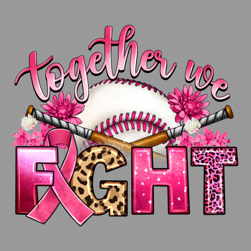 Breast Cancer Together We Fight With Baseball Vintage Hoodie by Artiststas | Teevron