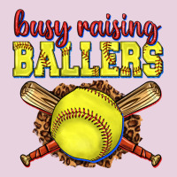Busy Raising Ballers Softball Ladies Tee | Teevron