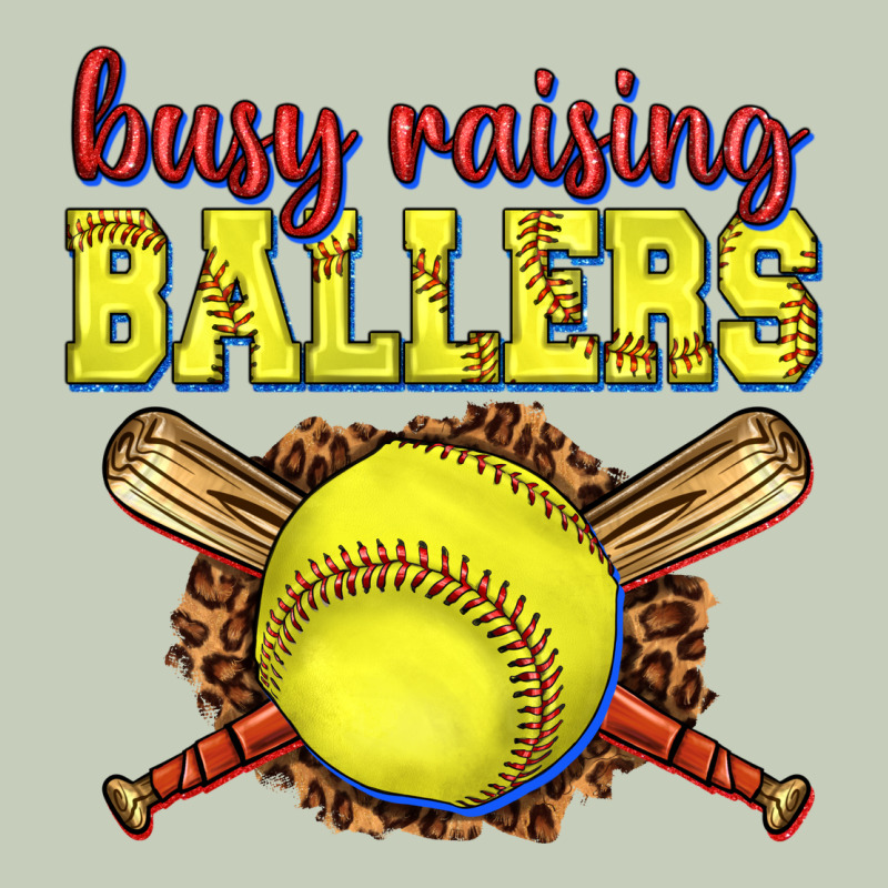 Busy Raising Ballers Softball Ladies Tee by texasbilliewilder | Teevron