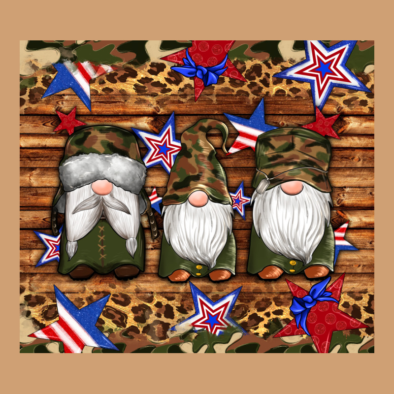 Camouflage Gnomes American Flag Star Leopard Vintage Tee by Artiststas | Teevron