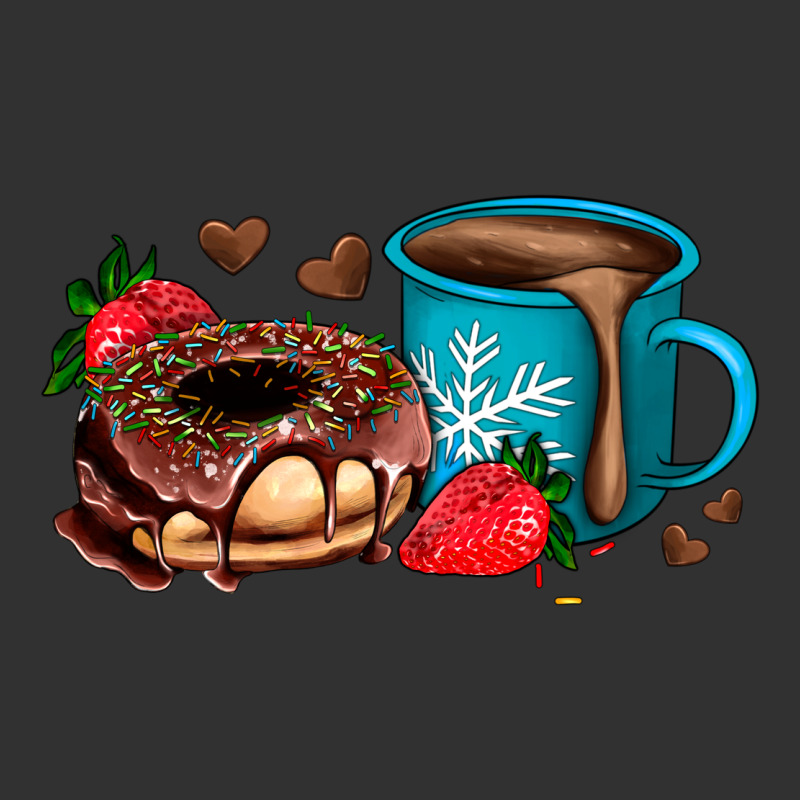Donut Coffee Strawberry Urban Heavy Tee by AdoDesignShop | Teevron