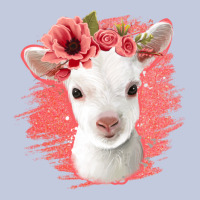 Floral Baby Goat Long Sleeve Tee | Teevron