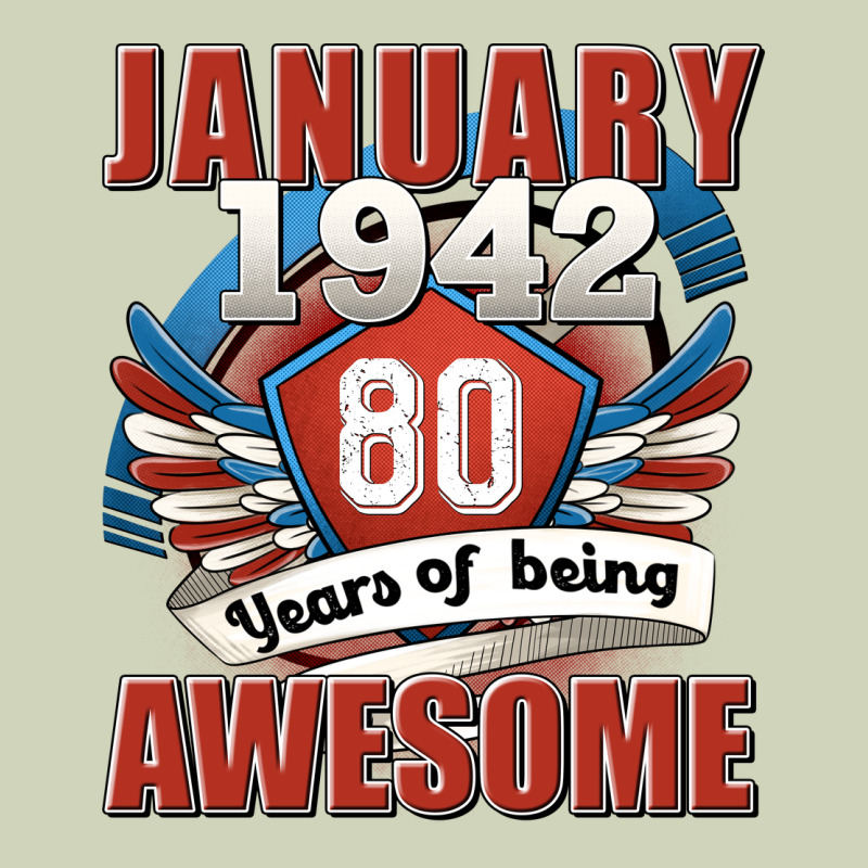 January 1942 80 Years Of Being Awesome Heavyweight Hoodie by Jasminsmagicworld | Teevron