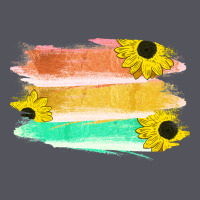 Colored Triple Sunflower Brush Strokes Vintage Hoodie | Teevron