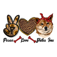 Peace Love Shiba Inu Premium Tee | Teevron