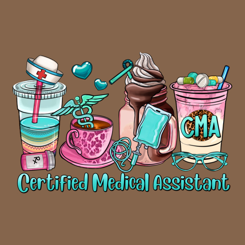Certified Medical Assistant Coffee Cup Premium Tee by AdoDesignShop | Teevron