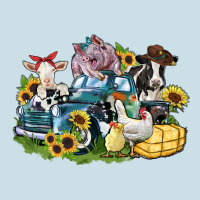 Farm Animals Truck Ladies Tee | Teevron