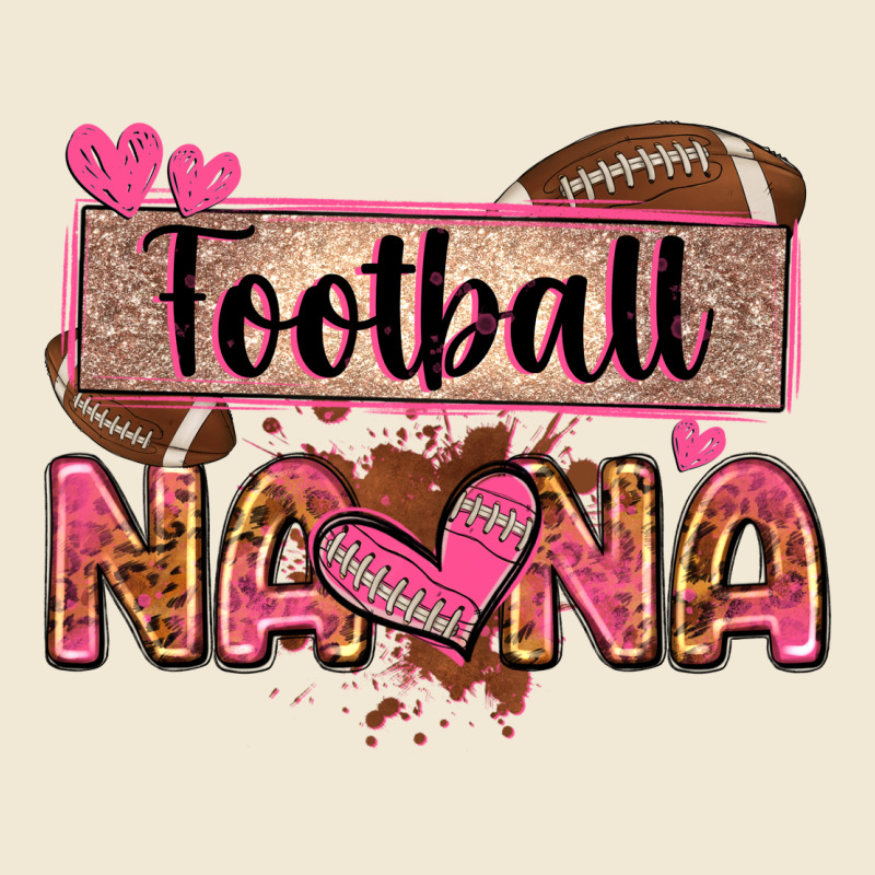 Football Nana With Leopard Premium Tee by Zillion Design Studio | Teevron