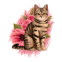 floral cat | Teevron