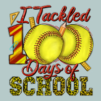 I Tackled 100days Of School Softball Heavy Core Tee | Teevron