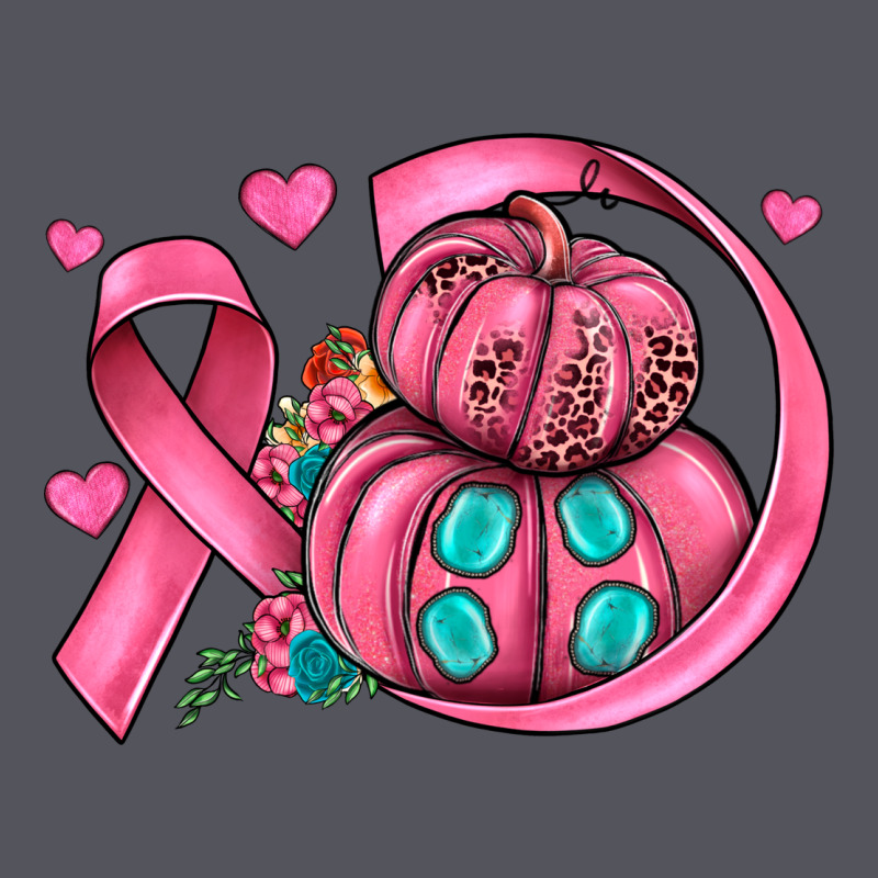 Cancer Ribbon Pumpkins Vintage Hoodie by JahusDesignShop | Teevron