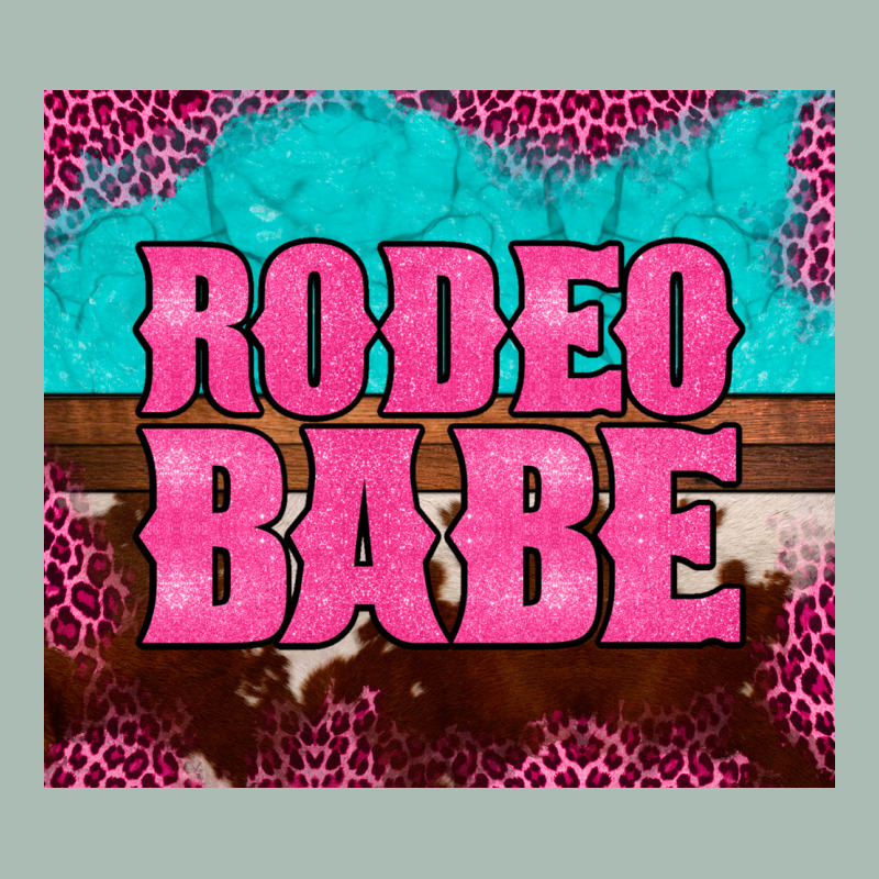 Rodeo Babe Cowhide Leopard Turquoise Classic Tee by BarkalooDesign | Teevron