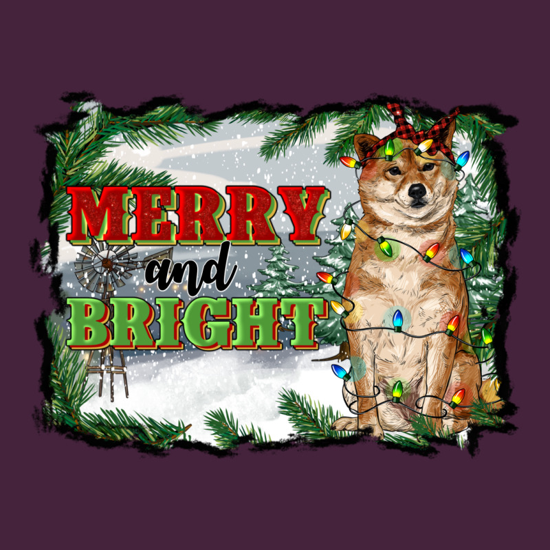 Merry And Bright Shiba Inu Premium Tee by RanaPortraitStore | Teevron